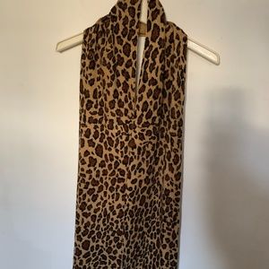 Leopard Print Scarf